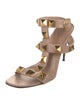Valentino Rockstud Accents Leather Gladiator Sandals