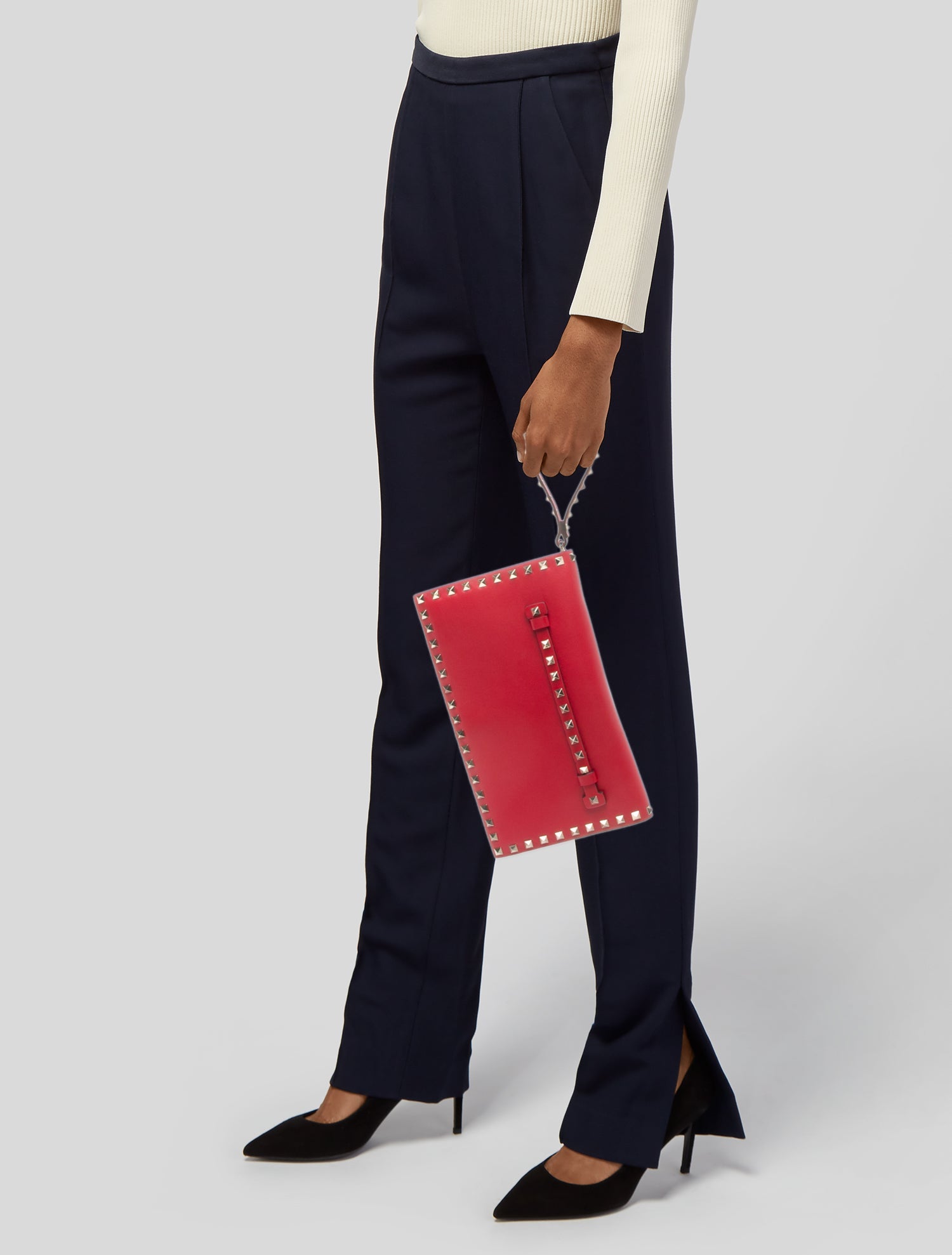 Valentino Rockstud Clutch