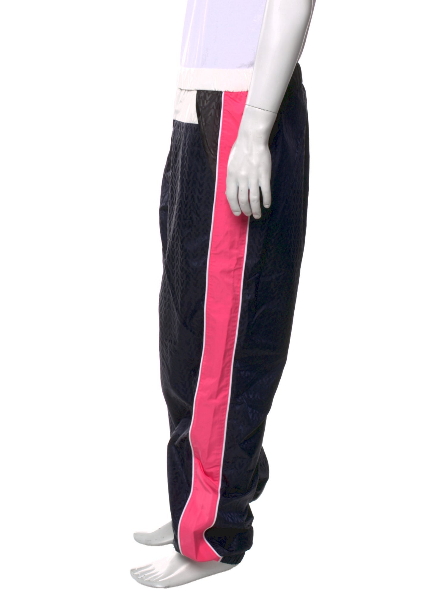 Valentino Colorblock Pattern Joggers w/ Tags