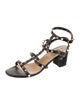 Valentino Rockstud Accents Leather Gladiator Sandals