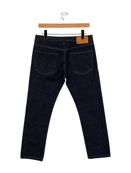 Valentino Mid-Rise Straight Leg Jeans