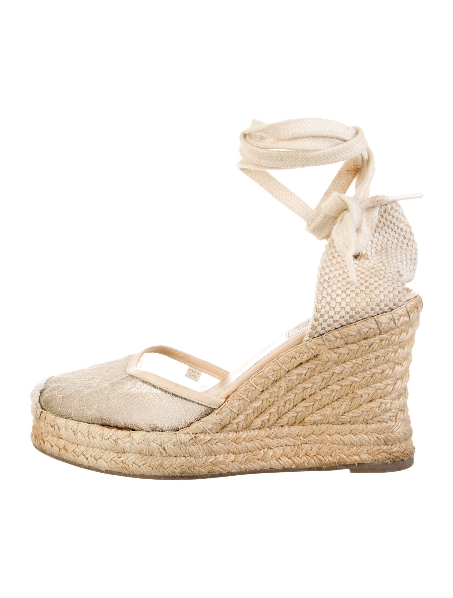 Valentino Lace Lace Pattern Slingback Pumps