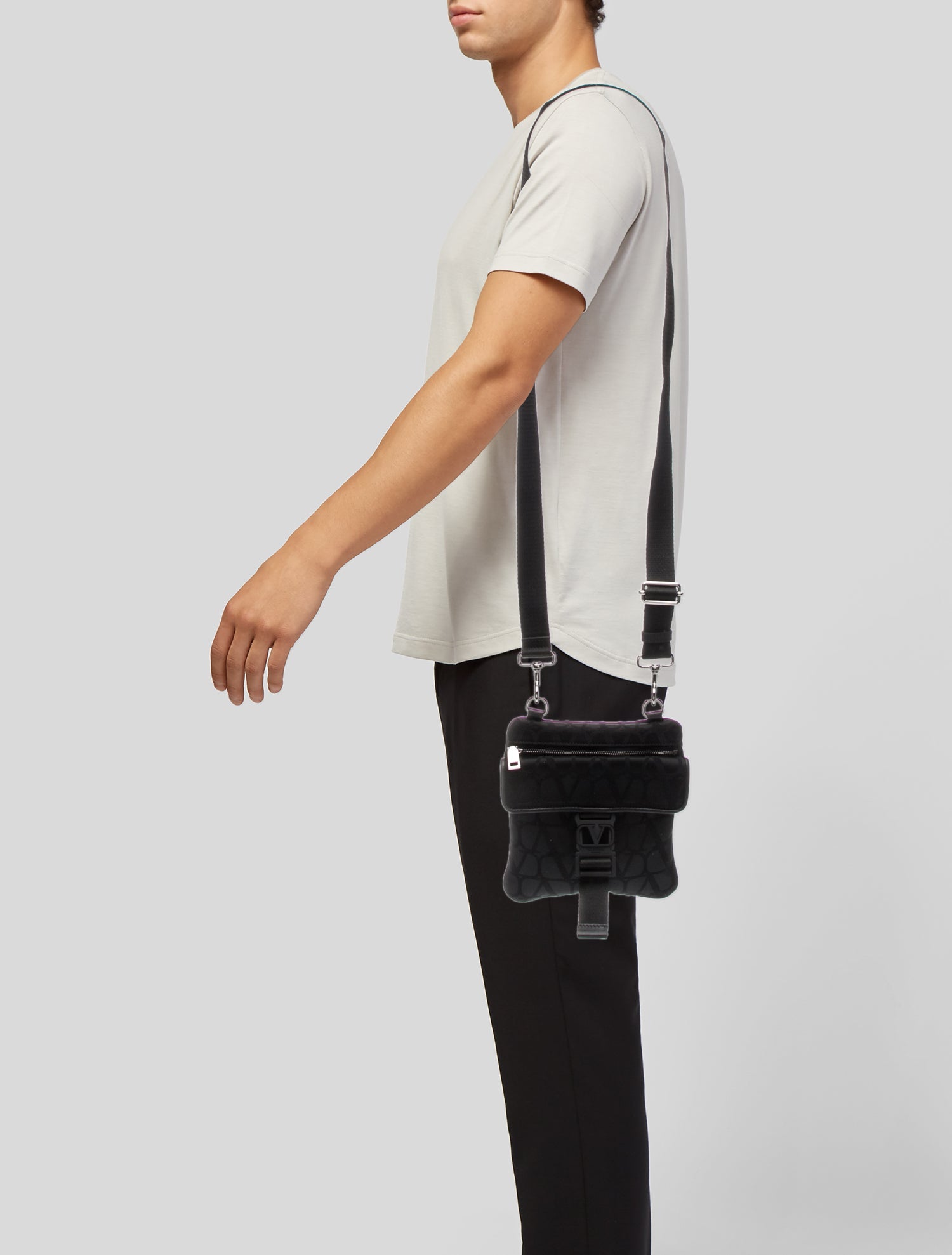 Valentino Nylon Messenger Bag w/ Tags