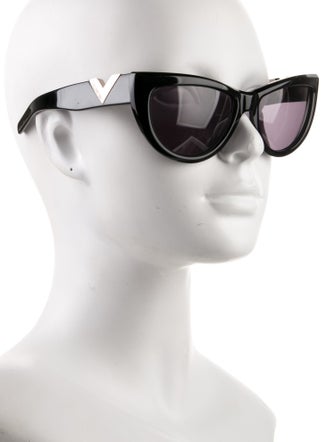 Valentino Rockstud Accents Cat-Eye Sunglasses