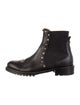 Valentino Rockstud Accents Leather Chelsea Boots
