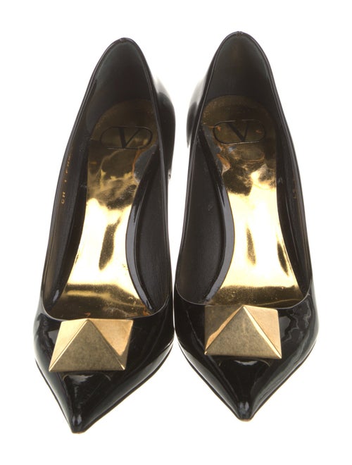 Valentino Rockstud Accents Patent Leather Pumps