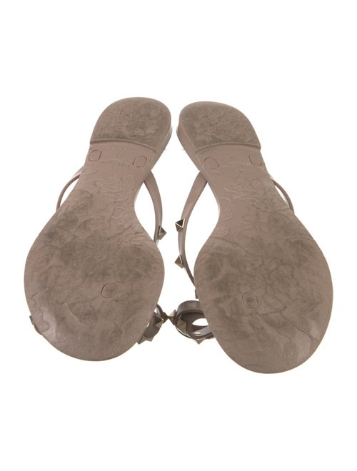 Valentino Rockstud Accents Bow Accents Slides