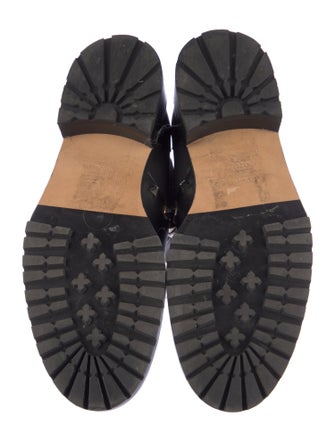 Valentino Rockstud Accents Leather Chelsea Boots