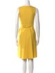 Valentino V-Neck Knee-Length Dress