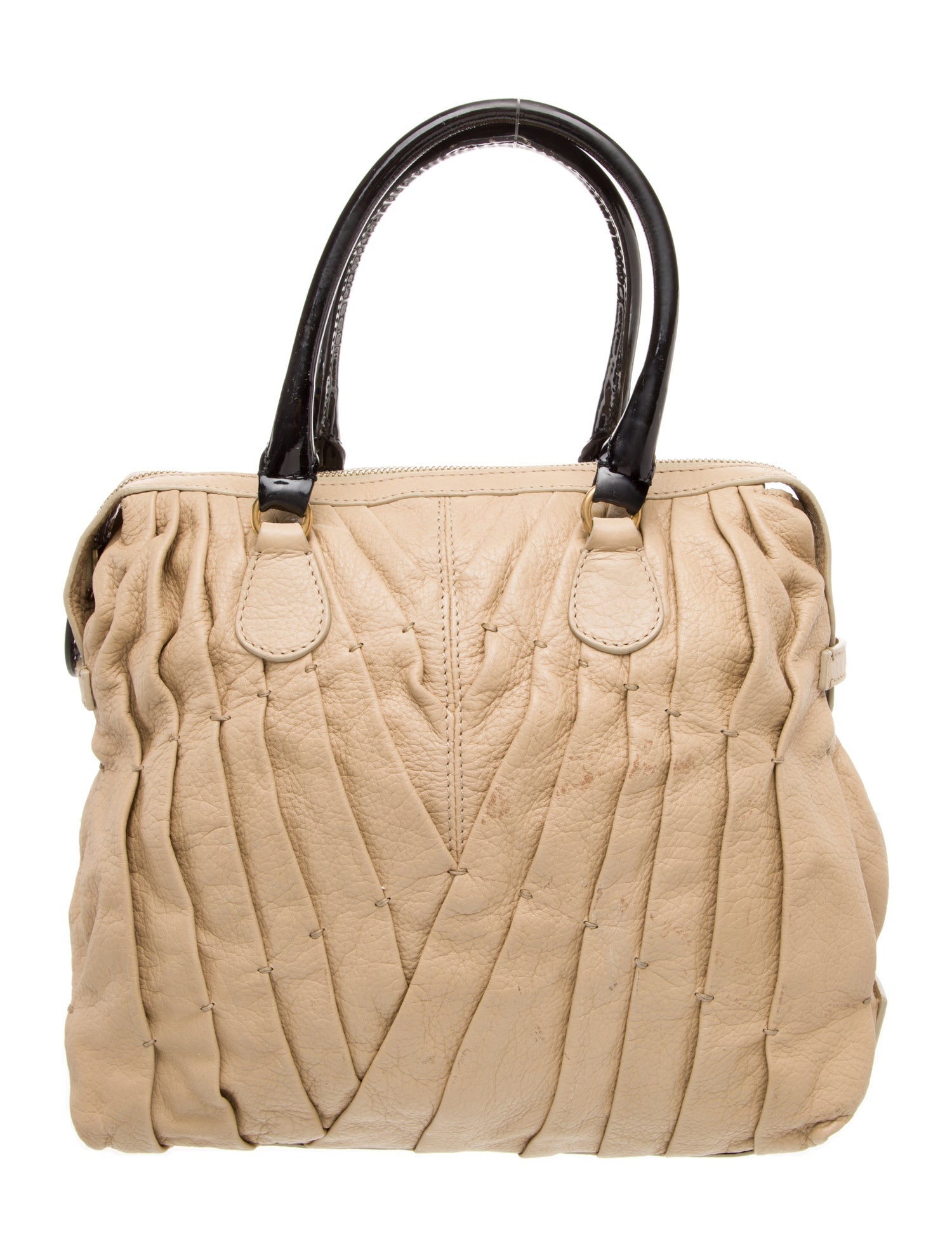 Valentino Leather Top Handle Bag