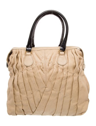 Valentino Leather Top Handle Bag