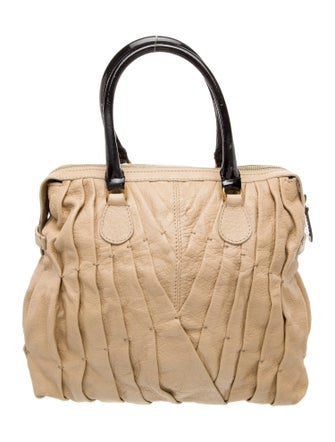 Valentino Leather Top Handle Bag