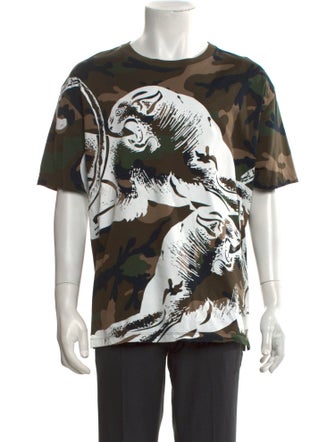 Valentino Printed Crew Neck T-Shirt