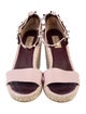 Valentino Rockstud Accents Leather Espadrilles