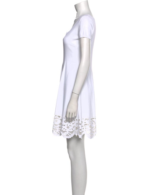 Valentino Square Neckline Mini Dress