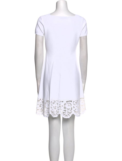 Valentino Square Neckline Mini Dress