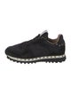 Valentino Rockstud Accents Suede Athletic Sneakers