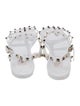 Valentino Rockstud Accents Rubber Gladiator Sandals