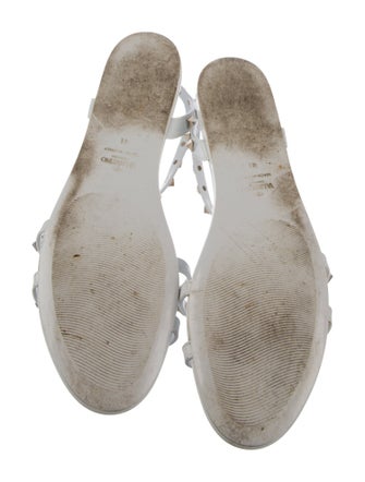 Valentino Rockstud Accents Rubber Gladiator Sandals