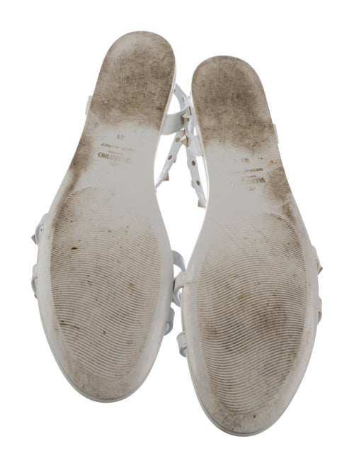 Valentino Rockstud Accents Rubber Gladiator Sandals