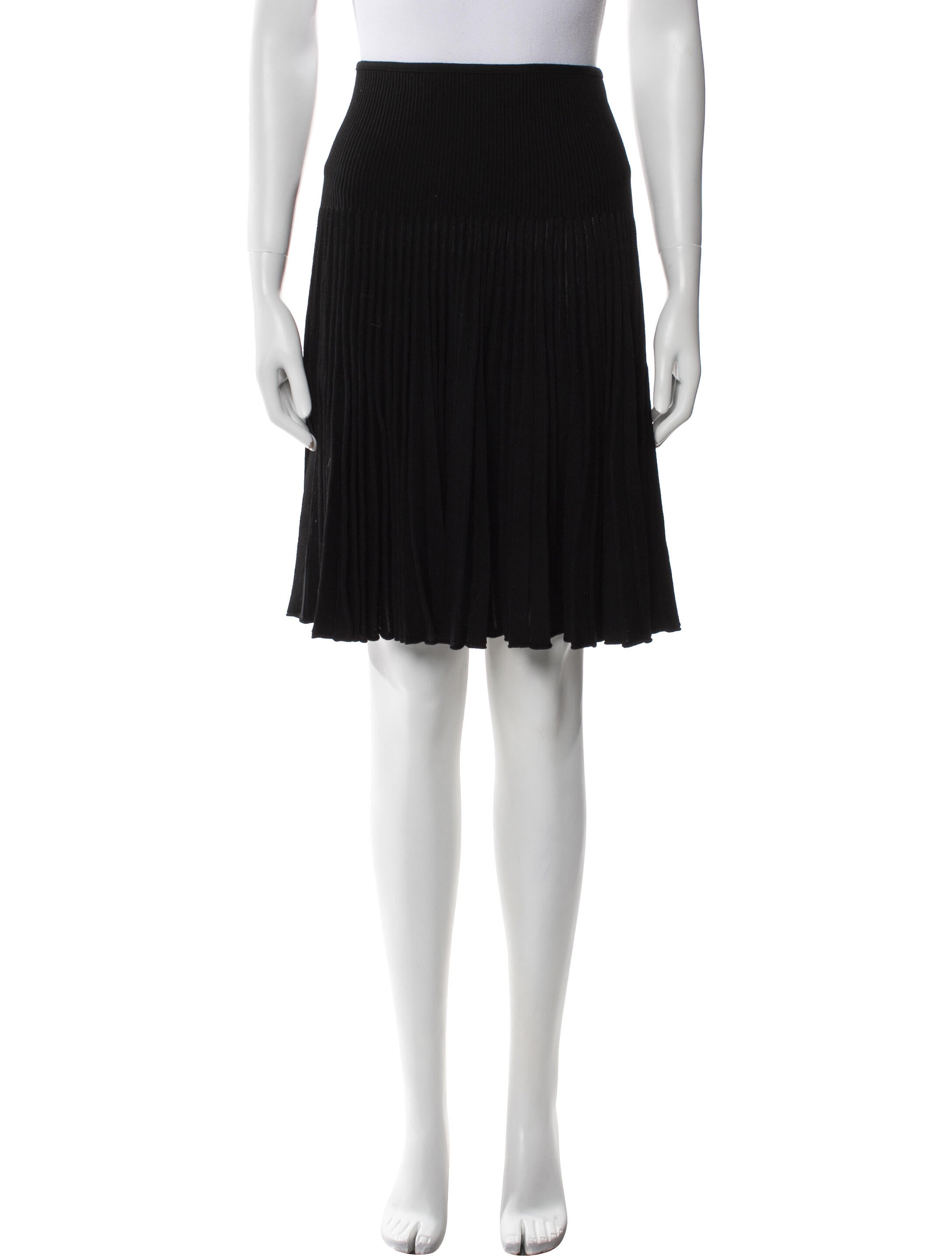 Valentino Virgin Wool Knee-Length Skirt