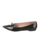 Valentino Rockstud Accents Patent Leather Ballet Flats
