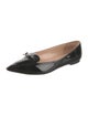 Valentino Rockstud Accents Patent Leather Ballet Flats
