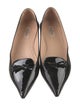 Valentino Rockstud Accents Patent Leather Ballet Flats