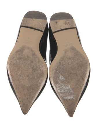 Valentino Rockstud Accents Patent Leather Ballet Flats