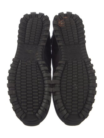 Valentino Rockstud Accents Suede Sneakers