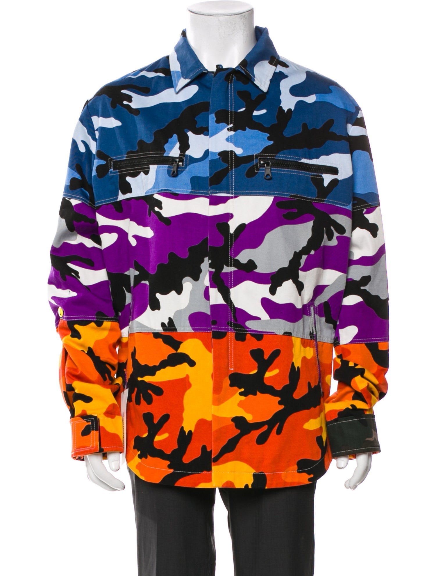 Valentino Printed Utility Jacket