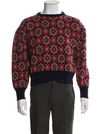 Valentino Wool Printed Pullover