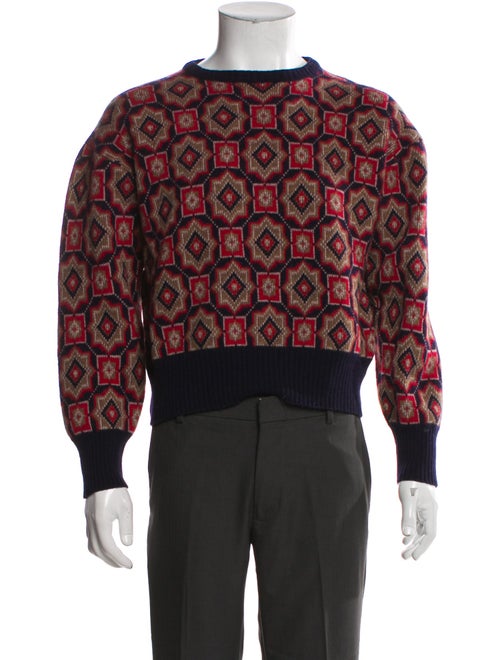 Valentino Wool Printed Pullover
