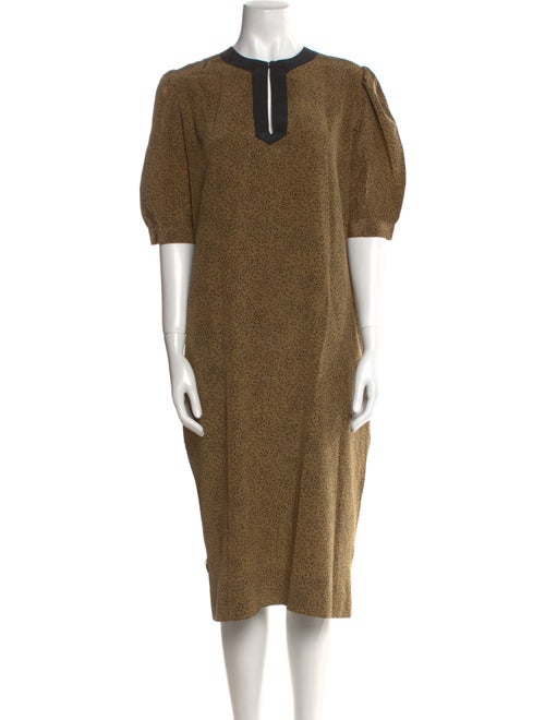 Valentino Silk Midi Length Dress