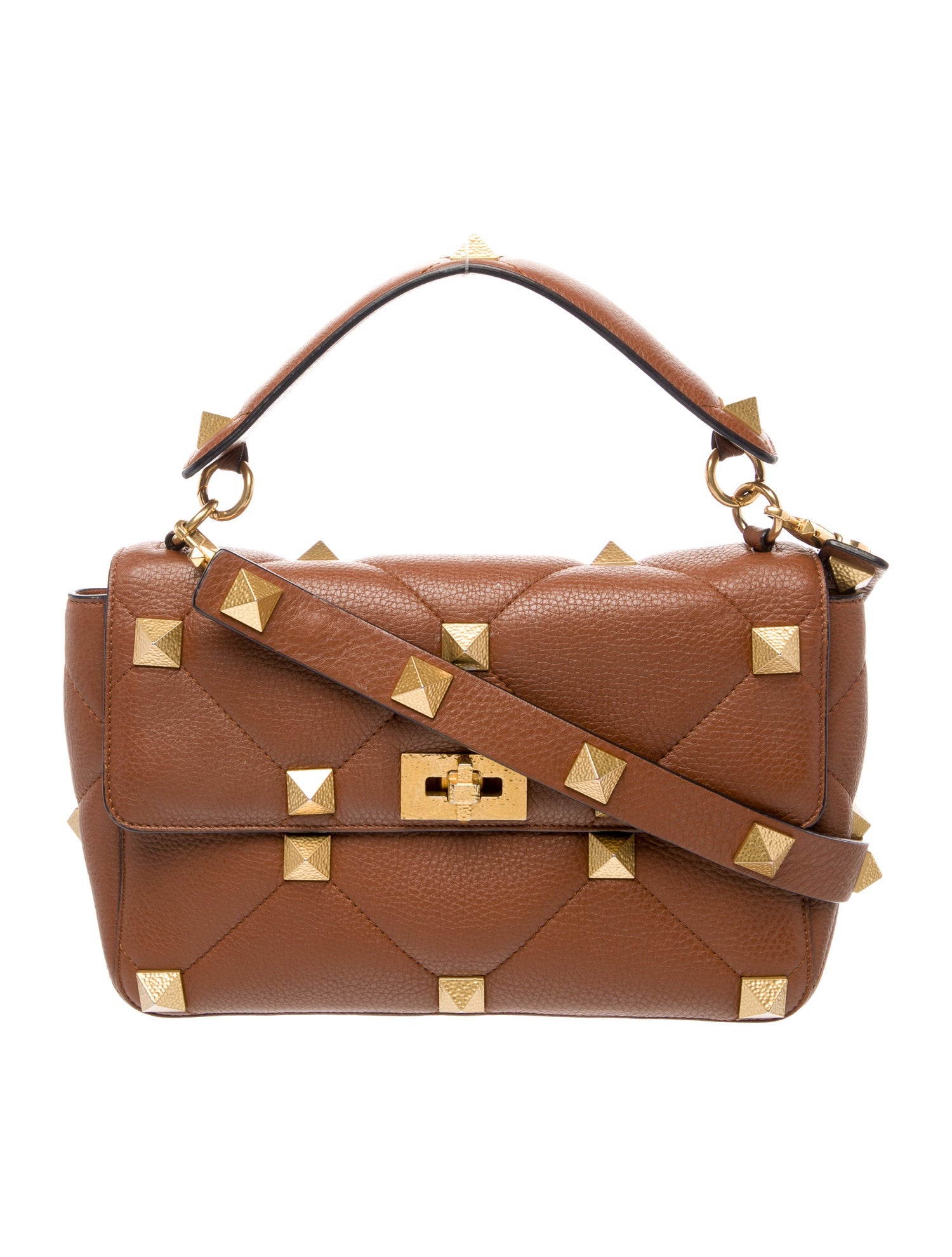 Valentino Rockstud Top Handle Bag