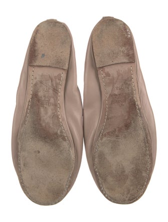 Valentino Rockstud Accents Leather Mary Jane Flats