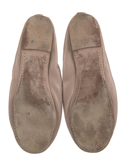 Valentino Rockstud Accents Leather Mary Jane Flats