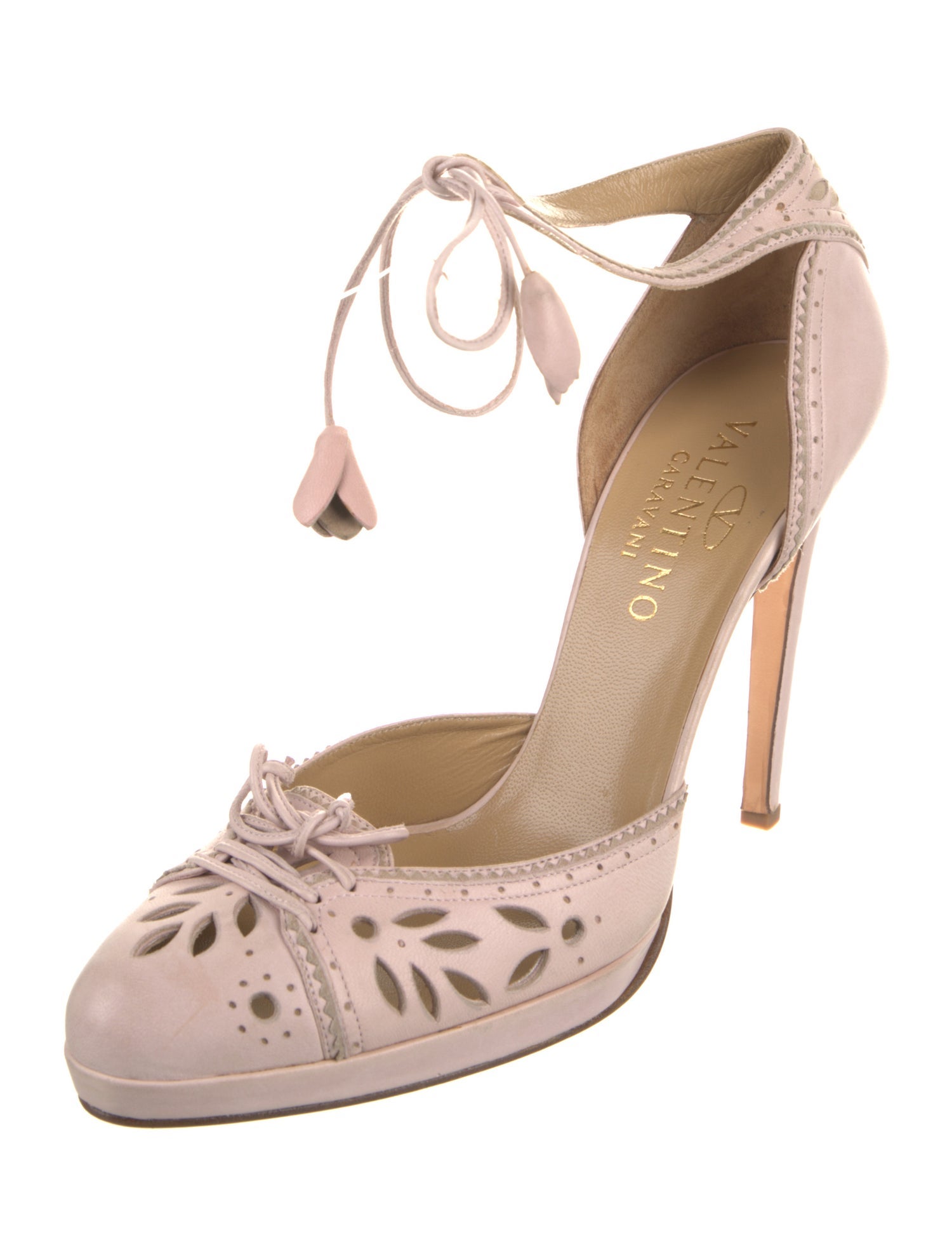 Valentino Leather D'Orsay Pumps