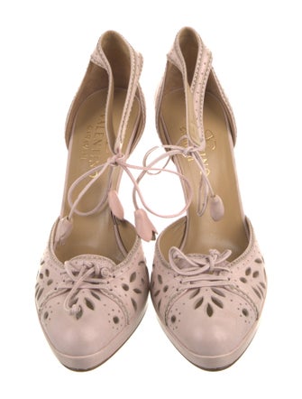 Valentino Leather D'Orsay Pumps