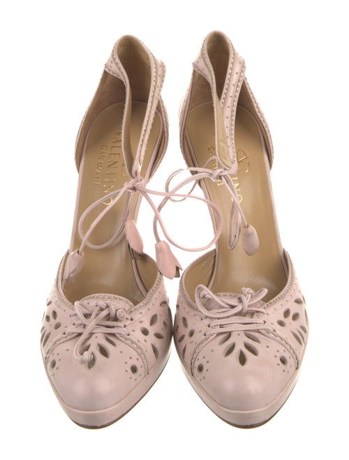 Valentino Leather D'Orsay Pumps