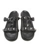 Valentino Rockstud Accents Leather Slides