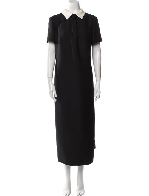 Valentino Virgin Wool Long Dress