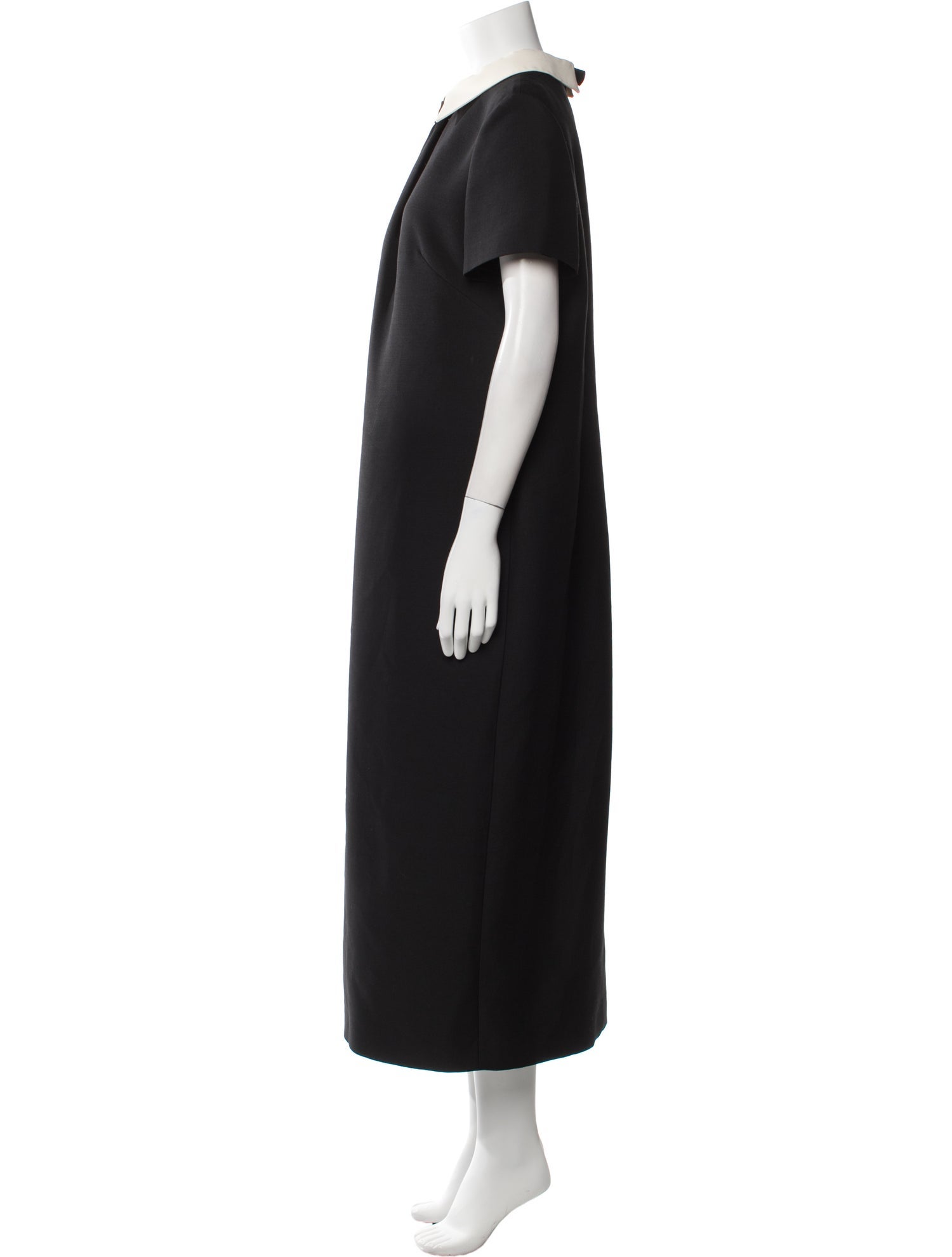 Valentino Virgin Wool Long Dress