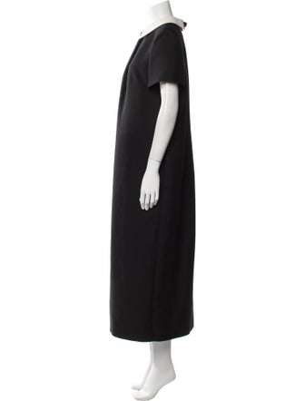 Valentino Virgin Wool Long Dress