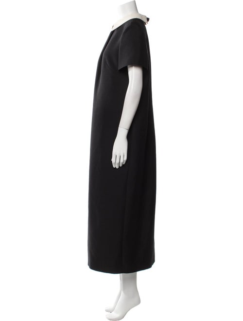 Valentino Virgin Wool Long Dress