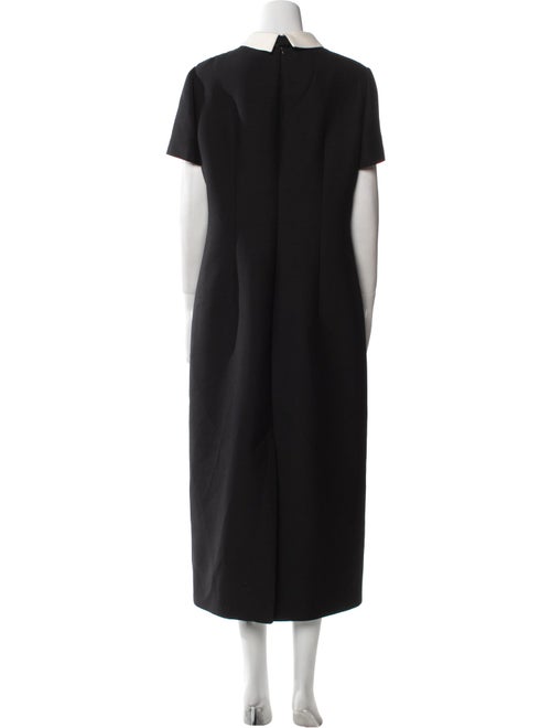 Valentino Virgin Wool Long Dress