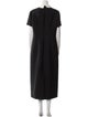 Valentino Virgin Wool Long Dress