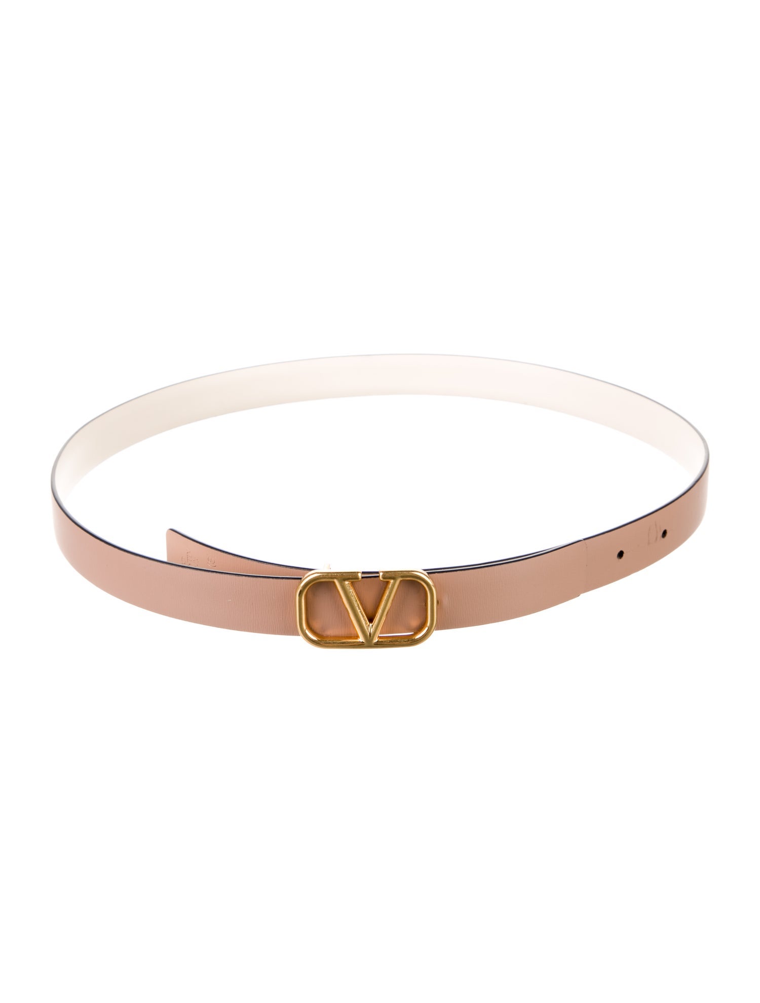 Valentino Reversible Skinny Waist Belt