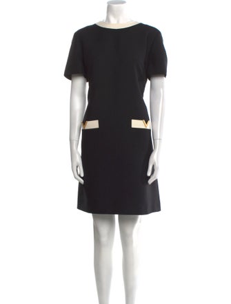 Valentino Virgin Wool Mini Dress