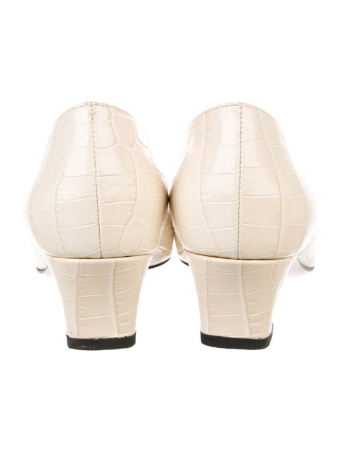 Valentino Embossed Leather Pumps